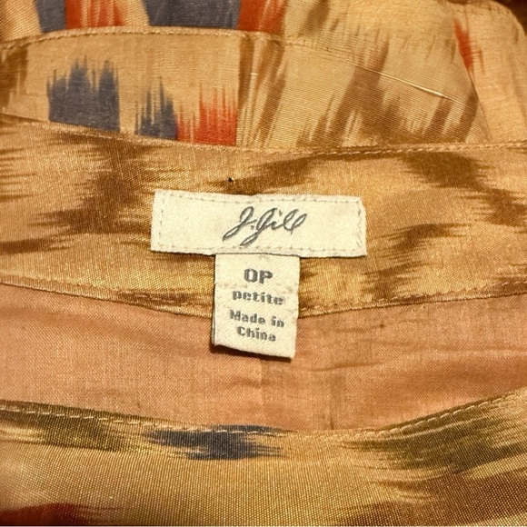 J. Jill Silk Skirt Size 0P - Picture 3 of 3